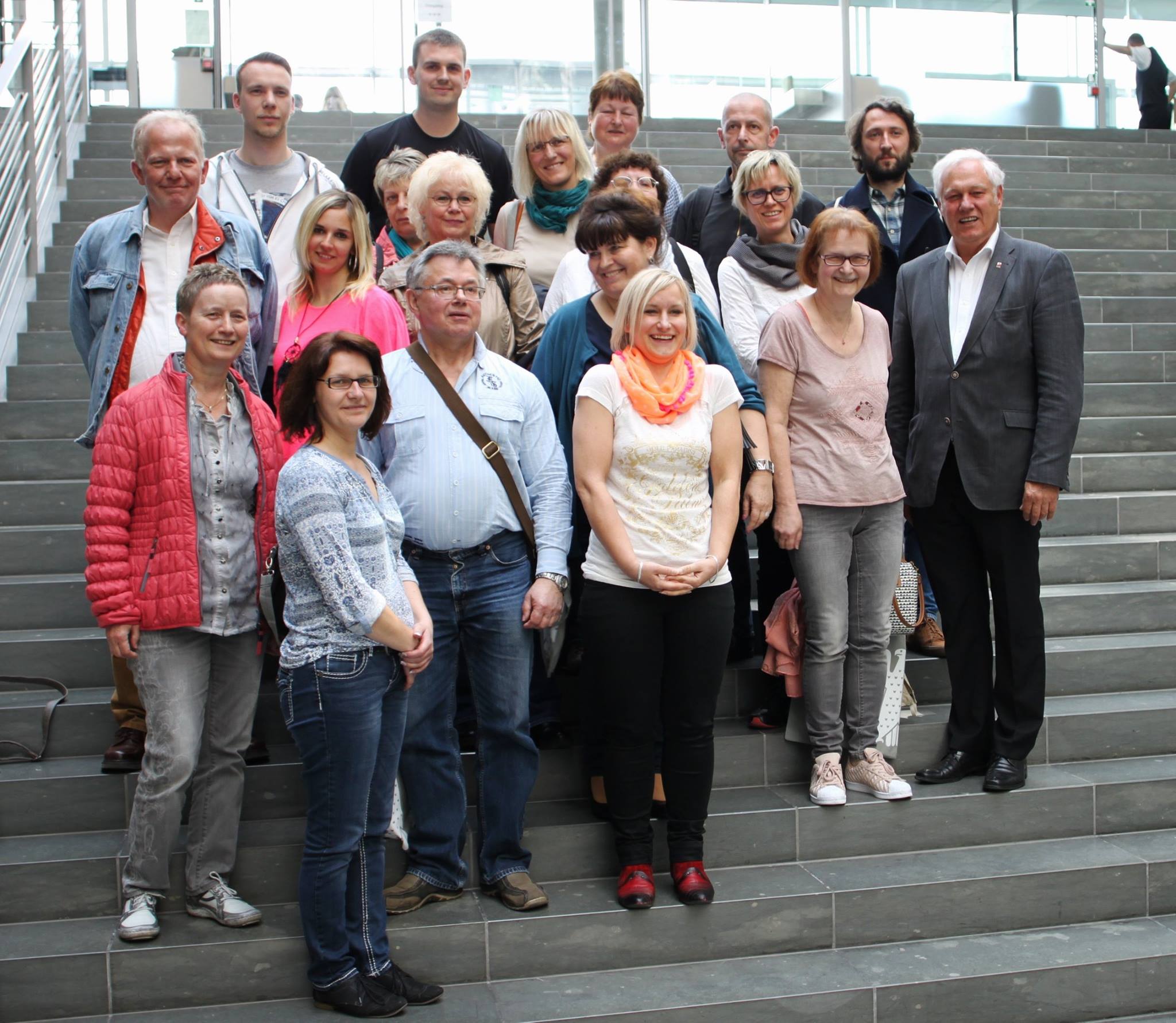 20170512 Berlin Besuchergruppe Knappschaft Bahn See Cottbus 1